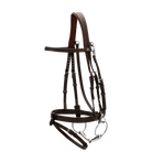 Dy'on Working Collection Flat Leather Bridle with Snap Hooks