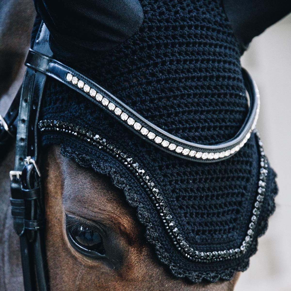 Kentucky Horsewear Wellington Stone & Pearl Soundless Fly Veil