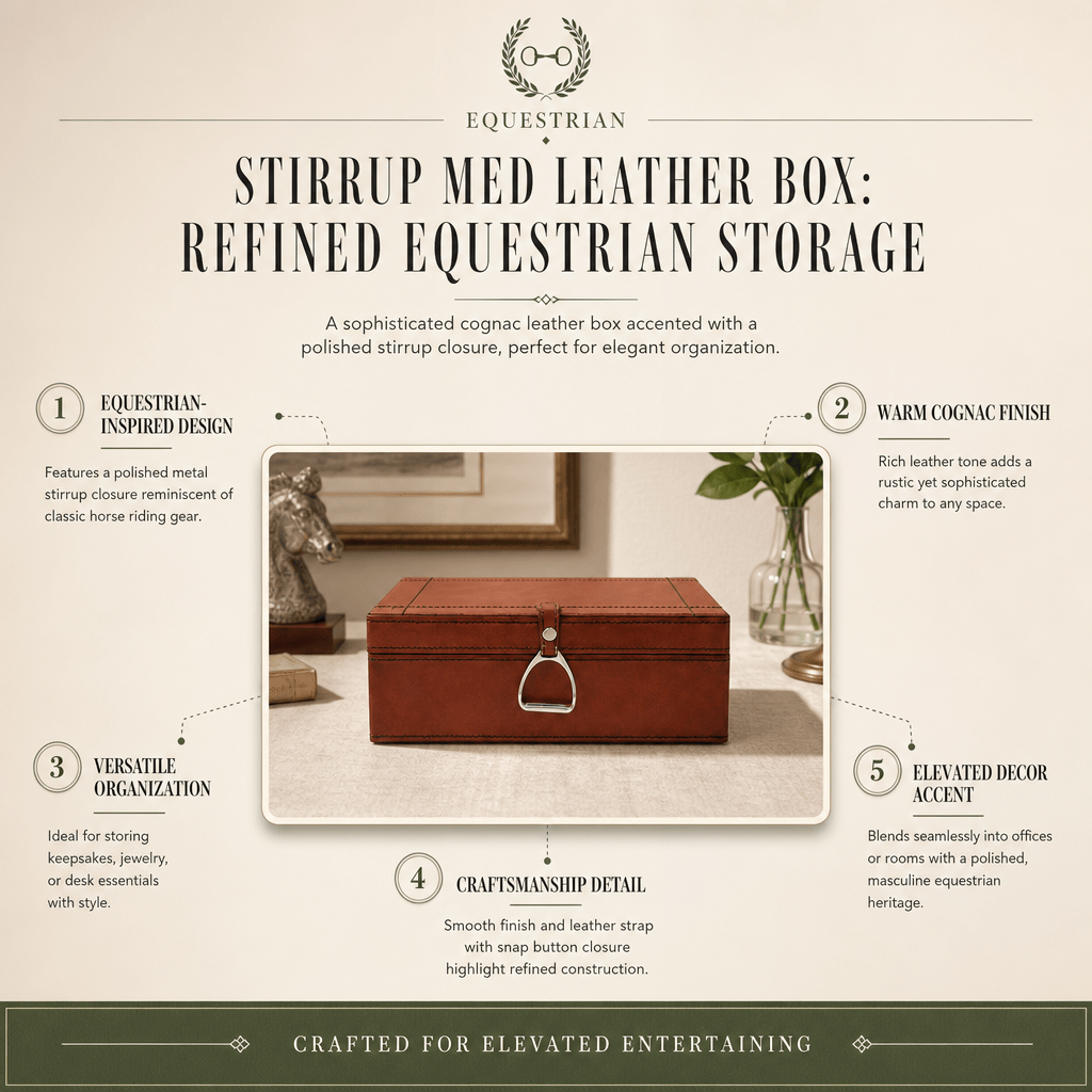 Stirrup Med Leather Box