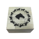 Equestrian Engraved Bone Box