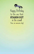 Stand Out in the Crowd Equestrian Birthday Card