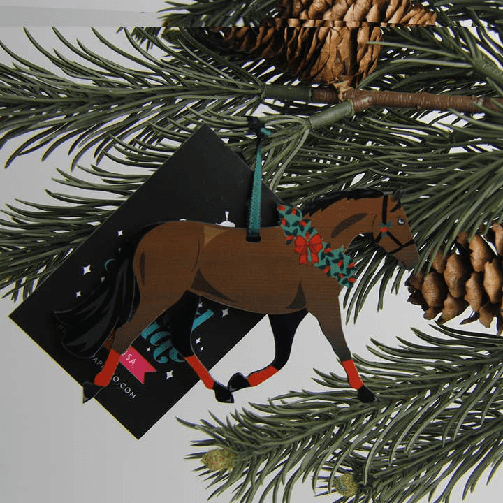 Bay Pony Holiday Ornament