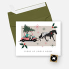 Giddy Up Jingle Horse Christmas Card