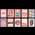 Retro Equestrian Valentine's Day Postcards