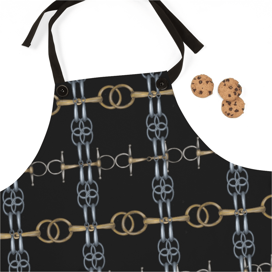 Snaffle Bit Patterned Equestrian Apron