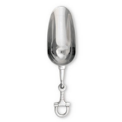 Equestrian Bit Pewter Handle Ice Scoop