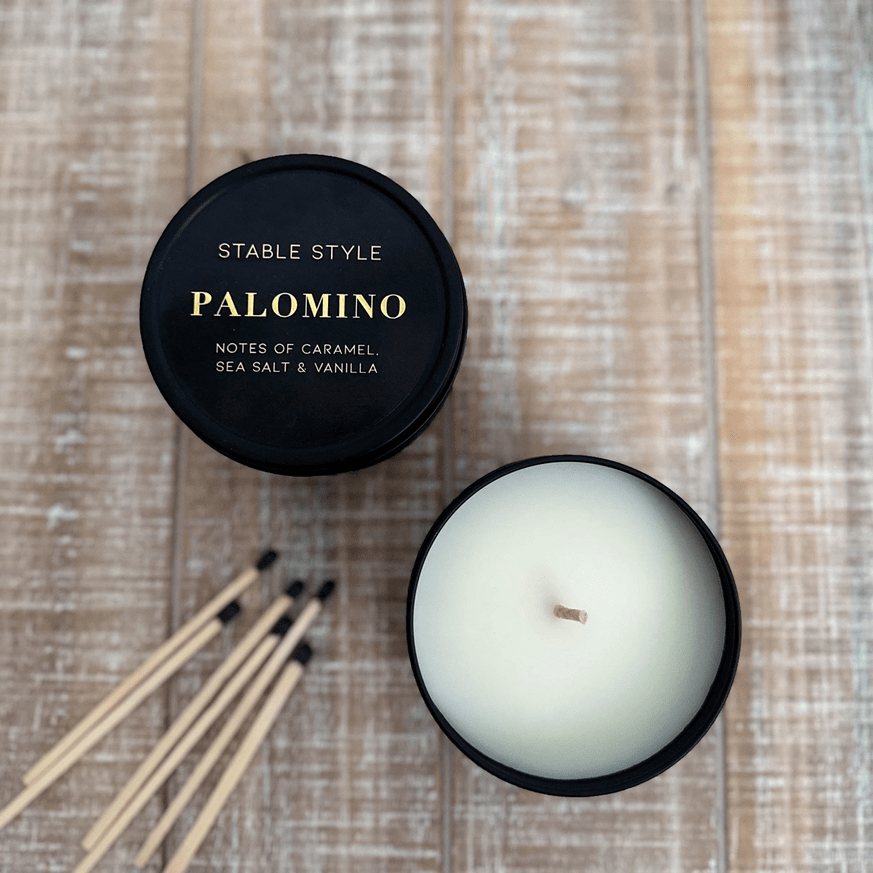 Stable Style Candle Tin - Palomino