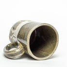 White Horse on Silver Stoneware 14oz Mug