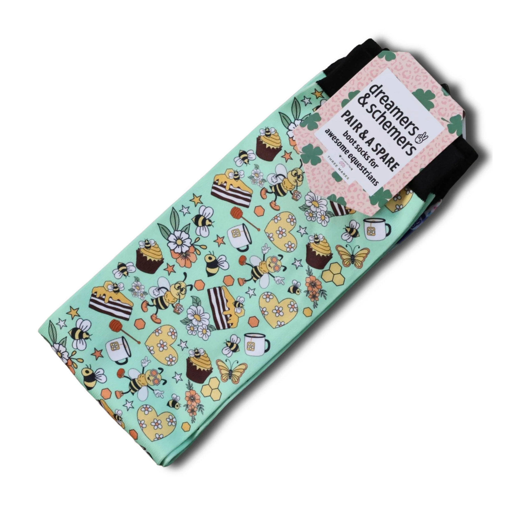 D&S Knit Sock - Bee Groovy