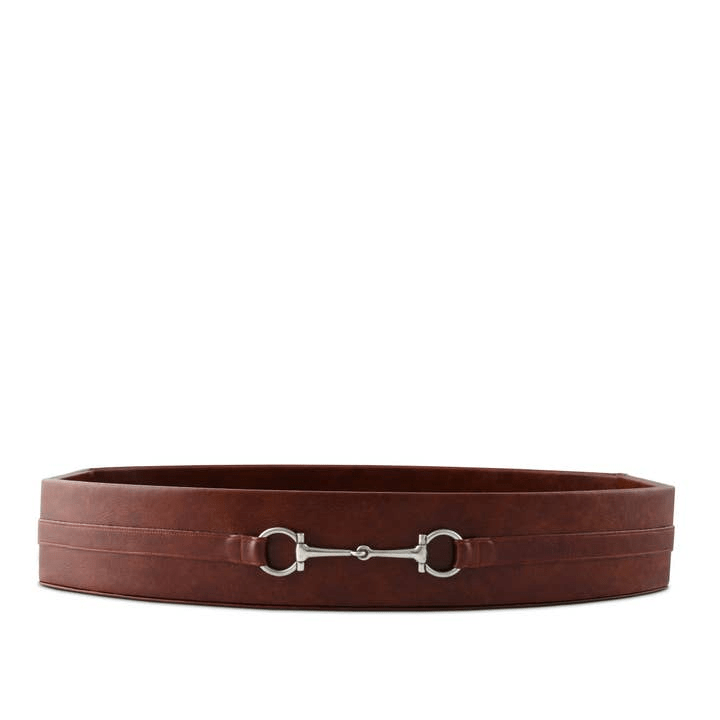 Equestrian Bit Leather Tray