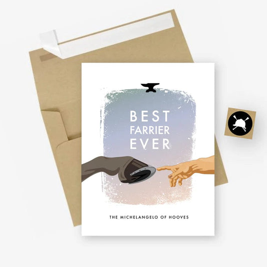 Best Farrier Ever Greeting Card