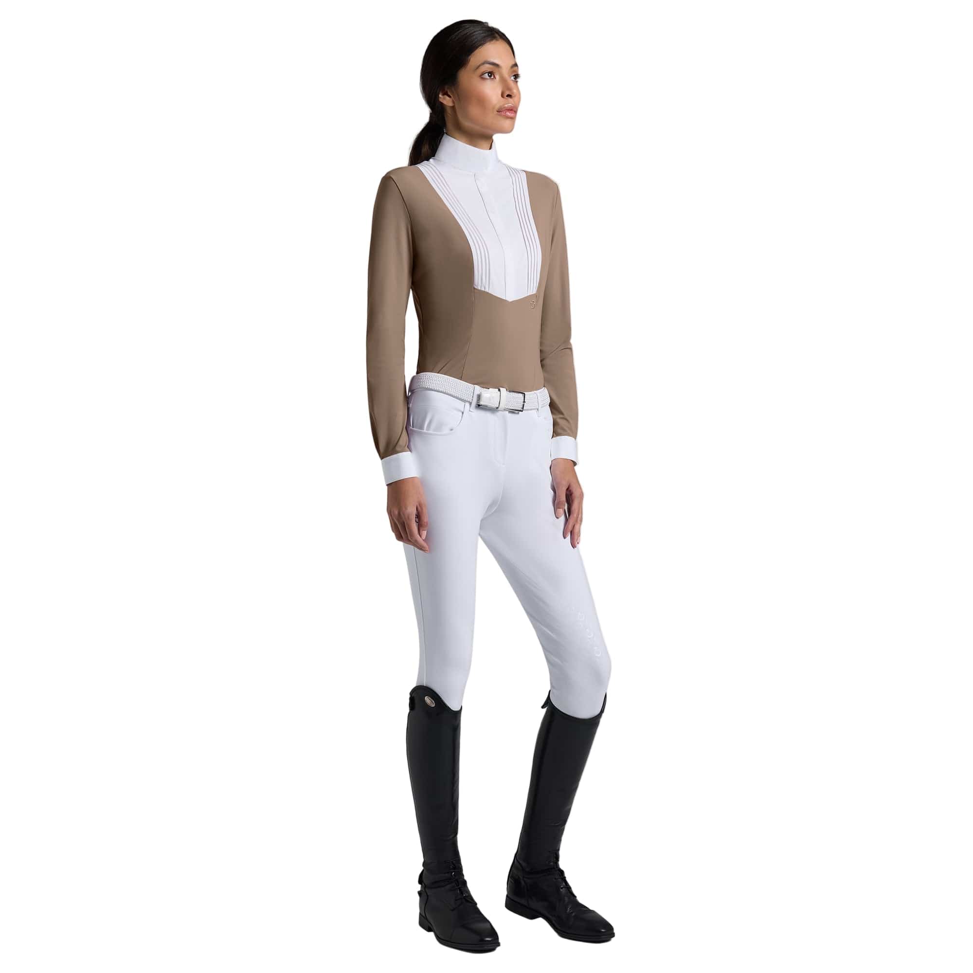 Cavalleria Toscana American Long Sleeve Shirt walnut