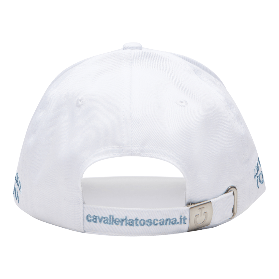 Cavalleria Toscana Cap white & blue fog