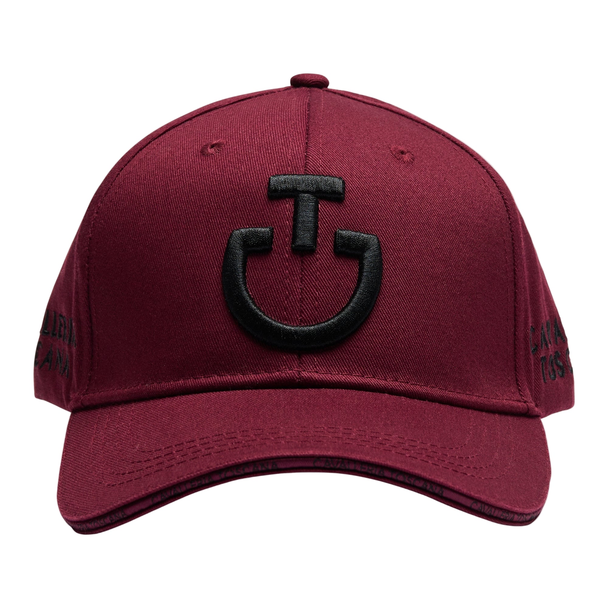 Cavalleria Toscana Cap bordeaux & black