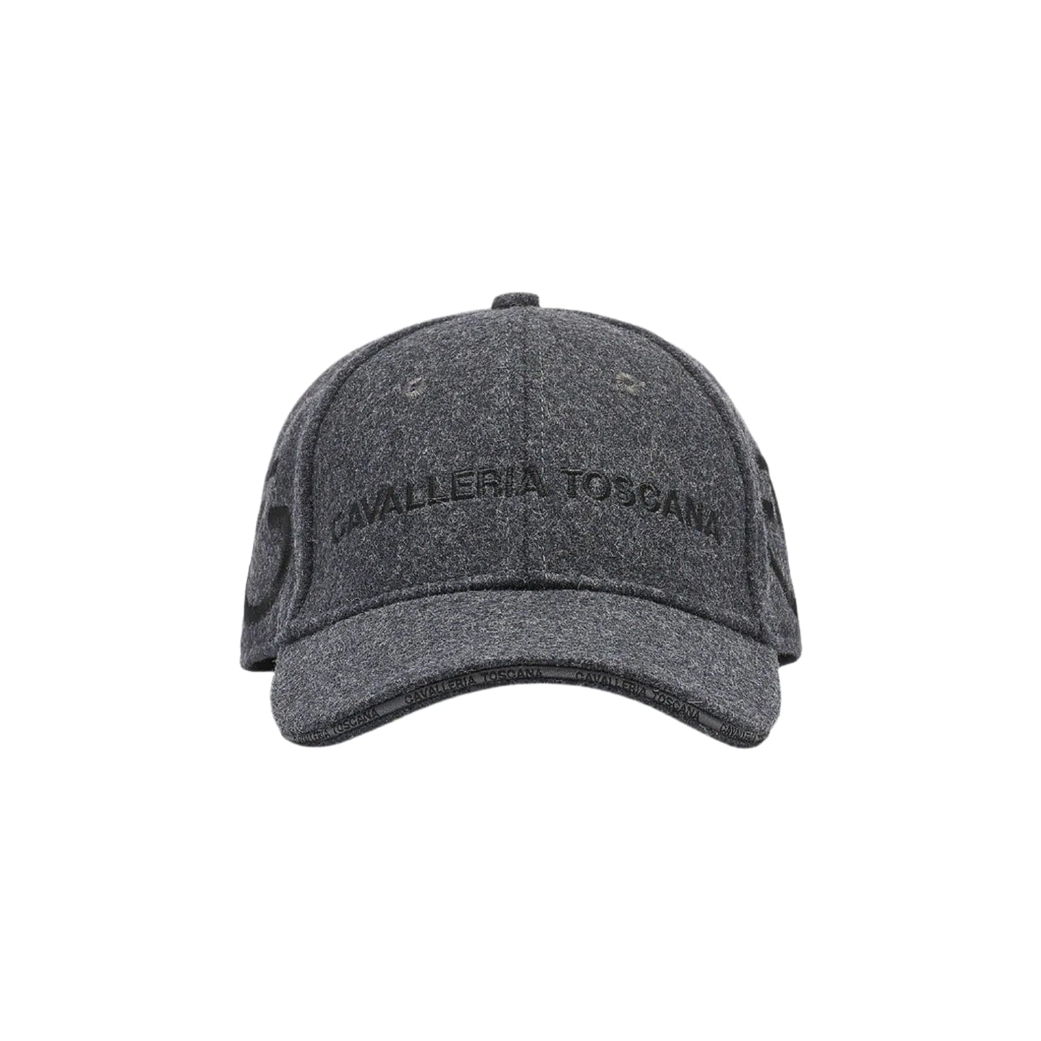 Cavalleria Toscana Wool Baseball Cap charcoal wool