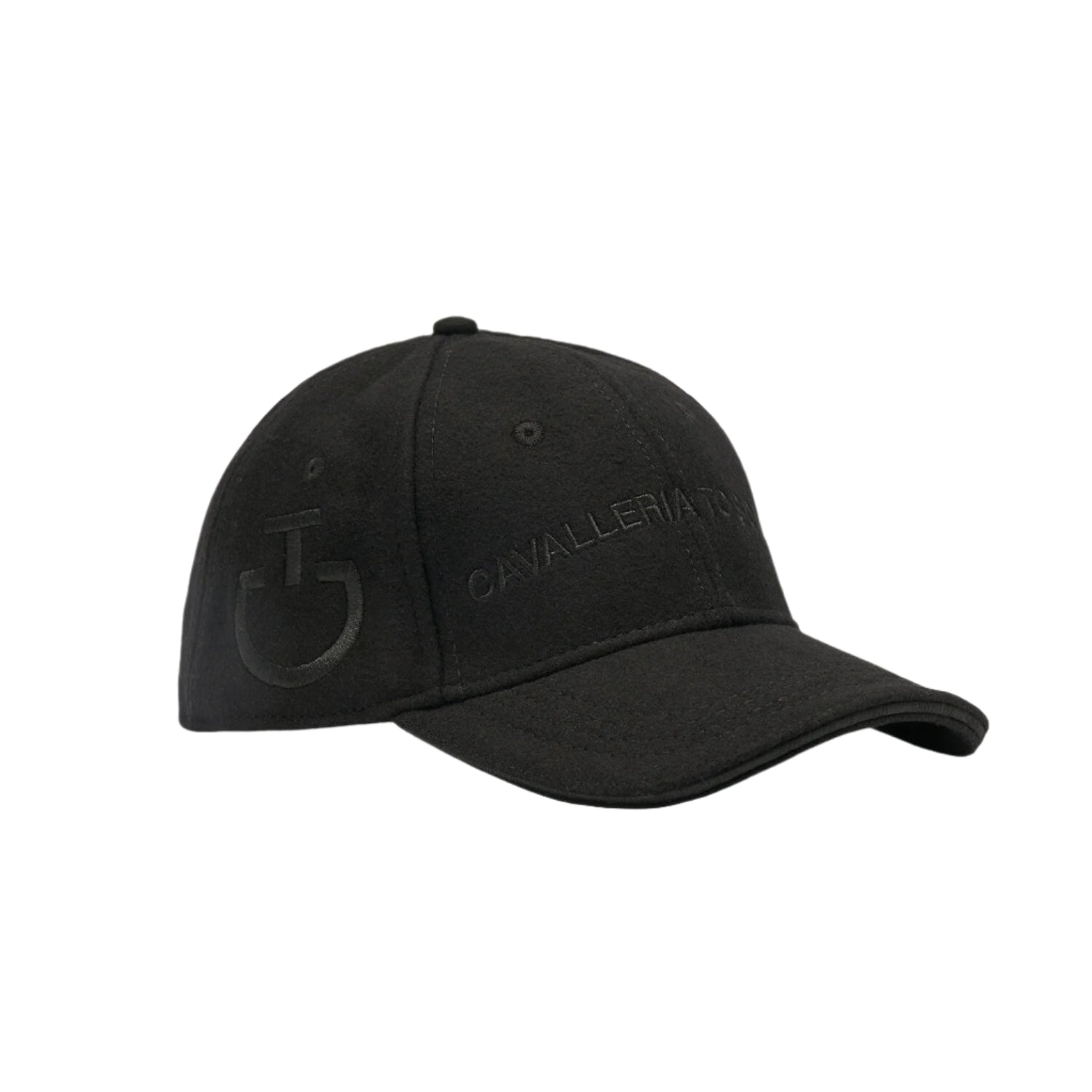 Cavalleria Toscana Wool Baseball Cap black