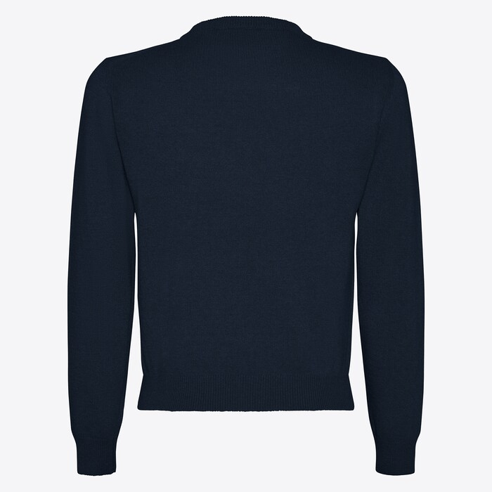 Cavalleria Toscana Juniors Orbit Cashmere Blend Sweater - Navy