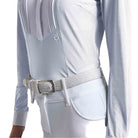 Cavalleria Toscana Perforated American Long Sleeve Show Shirt