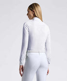 Cavalleria Toscana Perforated American Long Sleeve Show Shirt