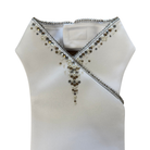 Plastronique Champagne & Pearl Crystal Drip Custom Stock Tie