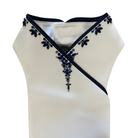 Plastronique Blue Crystal Drip Custom Stock Tie