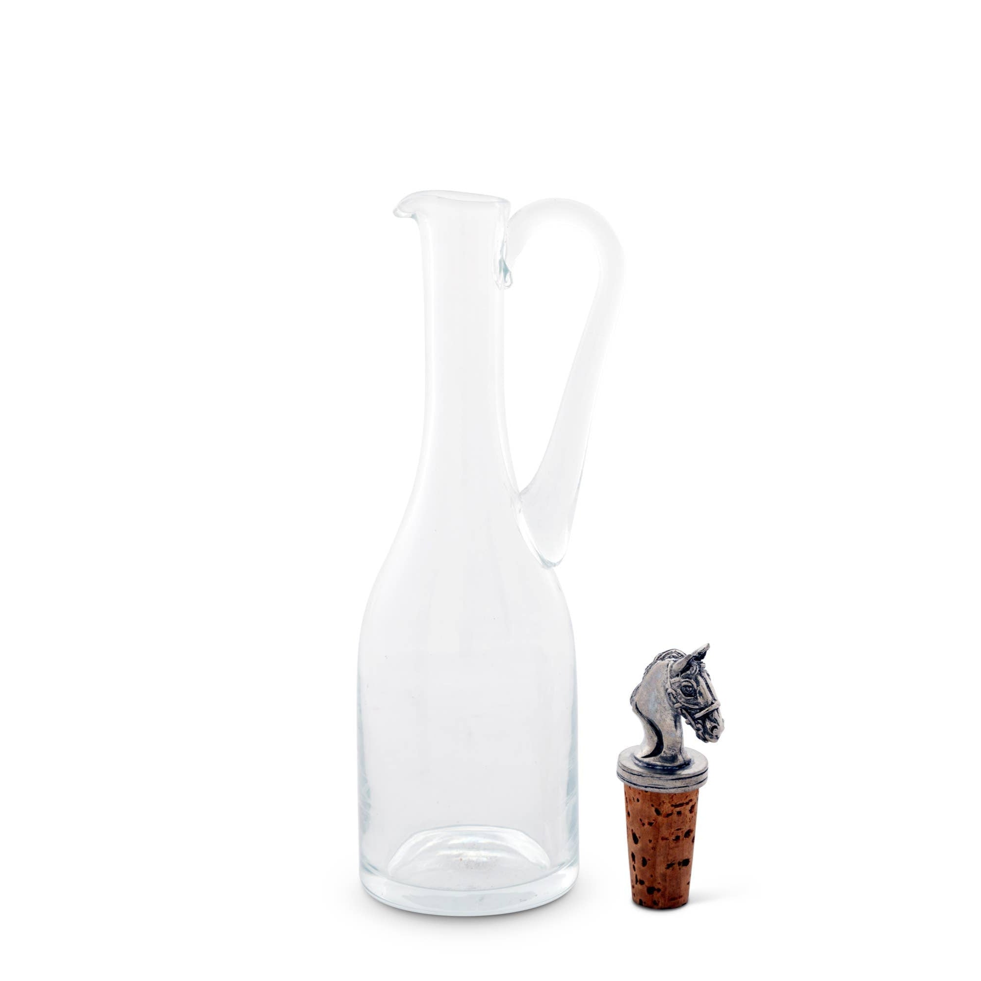 Vagabond House Cruet Bottle with Horsehead Bottle Stopper - Thumbnail 4