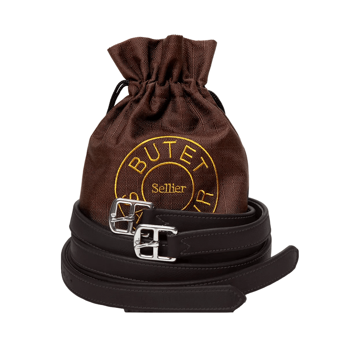 Butet Stirrup Leathers Cachou