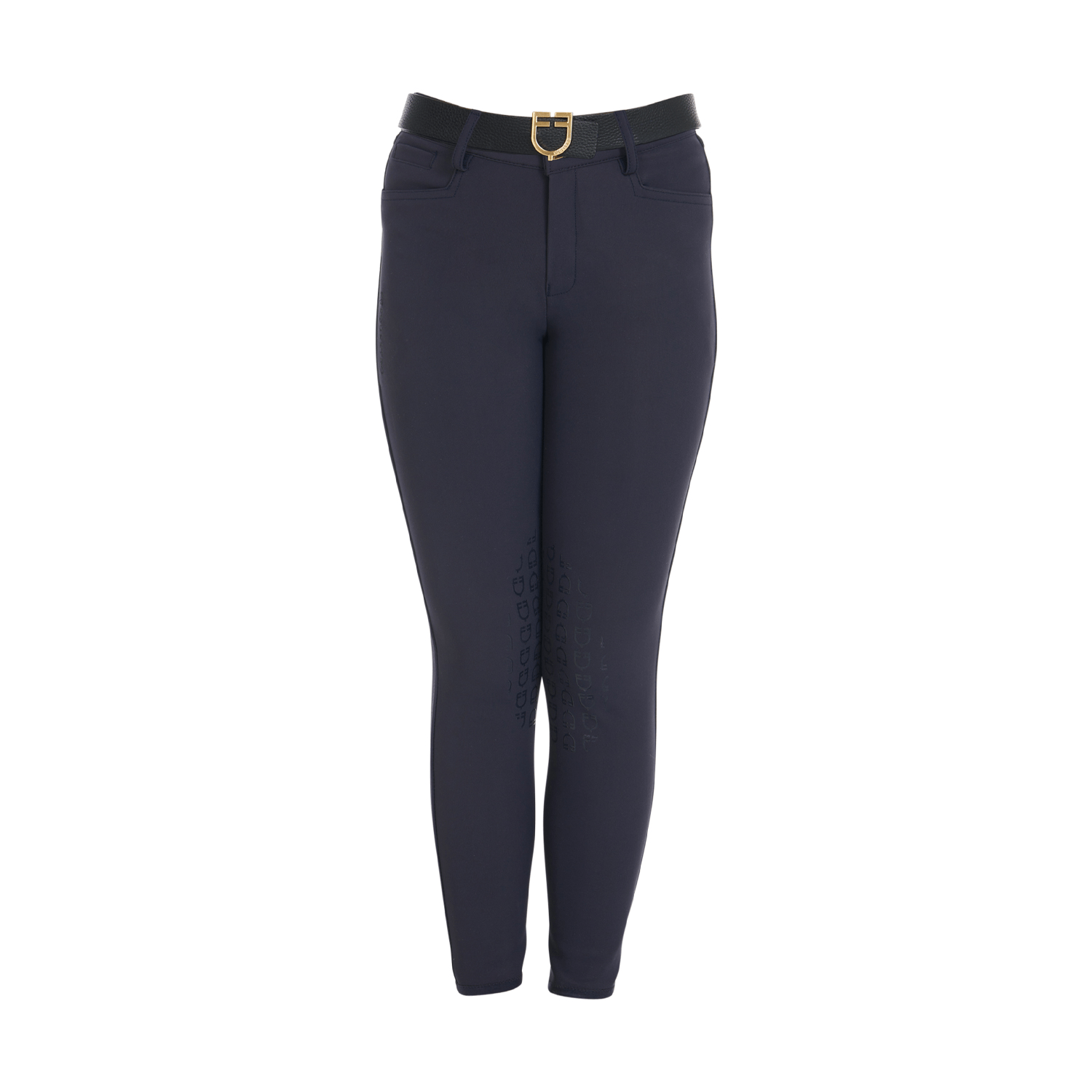 Equestro Armani Knee Patch Breech - Thumbnail 2