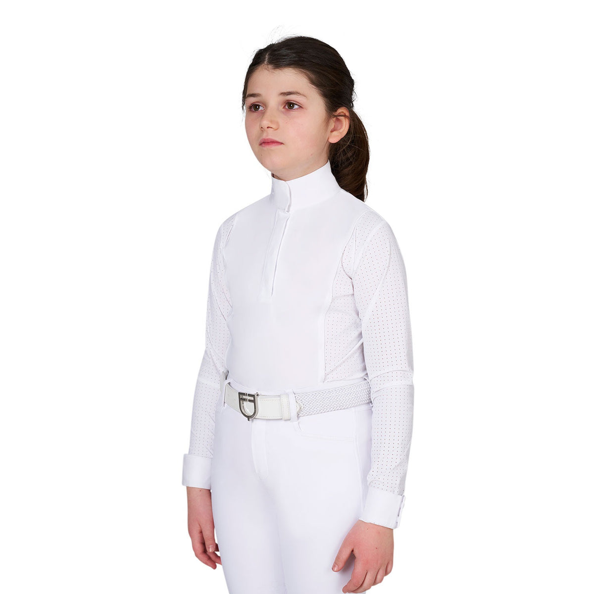 Girl's Hunter Competition Polo Shirt LS