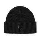Unisex Ribbed Knit Beanie - Blk