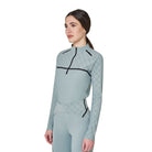 Woman's Monogram Training Polo LS - Slate grey