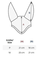 Eskadran Fly Bonnet Size Chart