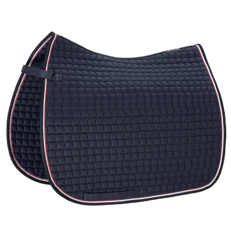 Eskadron Cotton Jump Pad - Navy with Red & White Trim