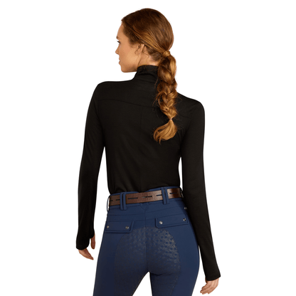 Ariat Ladies Cheviot Quarter Zip - Black