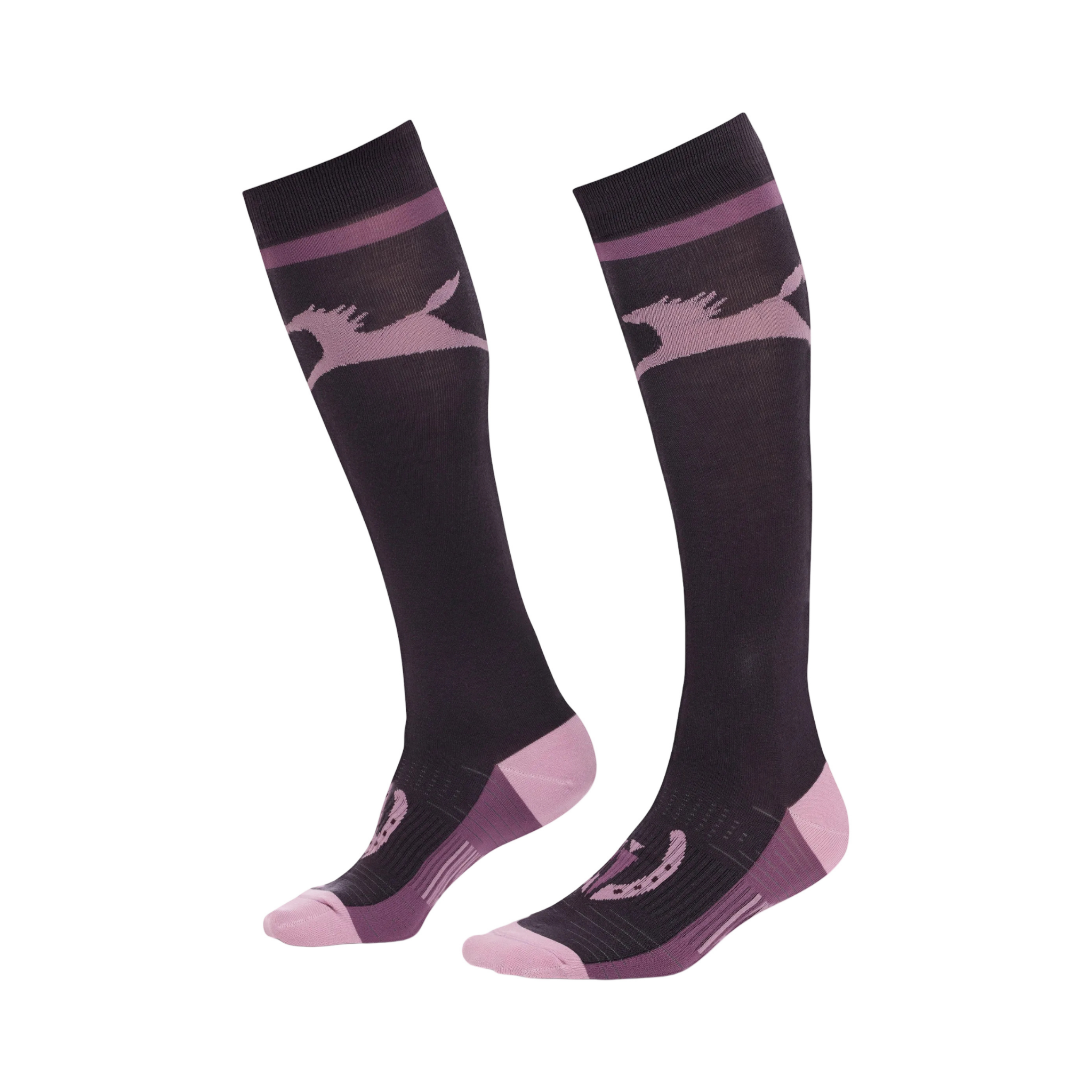 Flying Horse Wool Knee High Socks