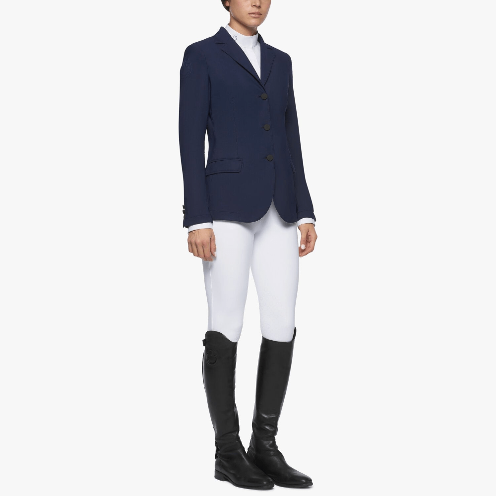 Cavalleria Toscana American Jersey Hunter Show Coat - Navy