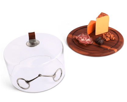 Glass Covered Cake/Cheese Stand - 6.5"