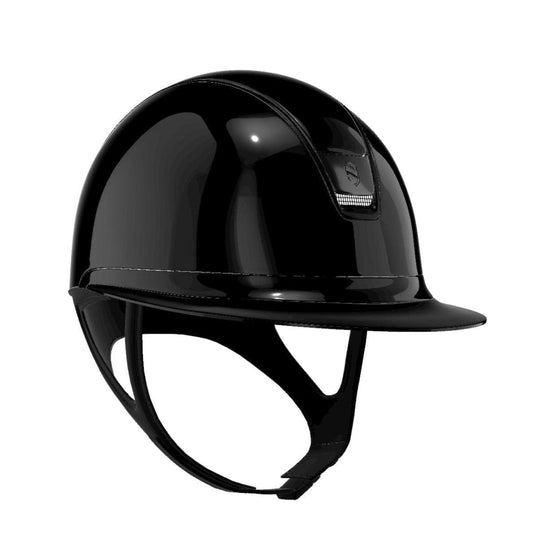 Samshield 2.0 Miss Shield Shadowgloss Helmet - Black Glossy with Black Chrome