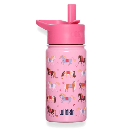 Horses 14oz Steel Water Bottle