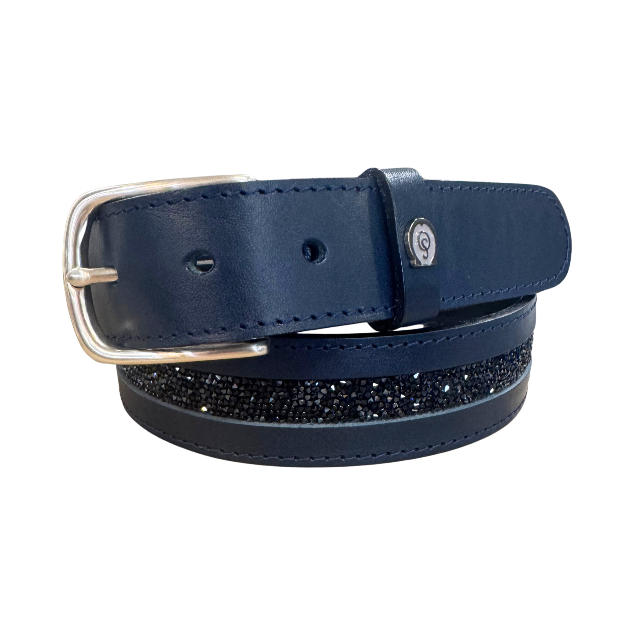 Otto Schumacher Rocks Belt in Midnight Blue