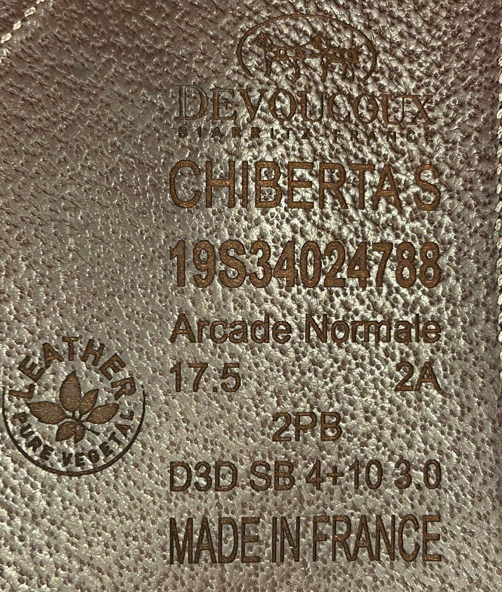 17.5" Devoucoux Chiberta S, 2019, 2A Flap, Medium Wide (4.5") Tree