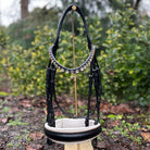 Otto Schumacher Tokyo Nightline Double Bridle with Textured Caveson