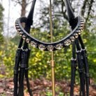 Otto Schumacher Tokyo Nightline Double Bridle with Textured Caveson