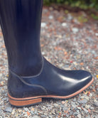 DeNiro Bellini Dressage Boot - Brushed Blue with Mystic Piton Top