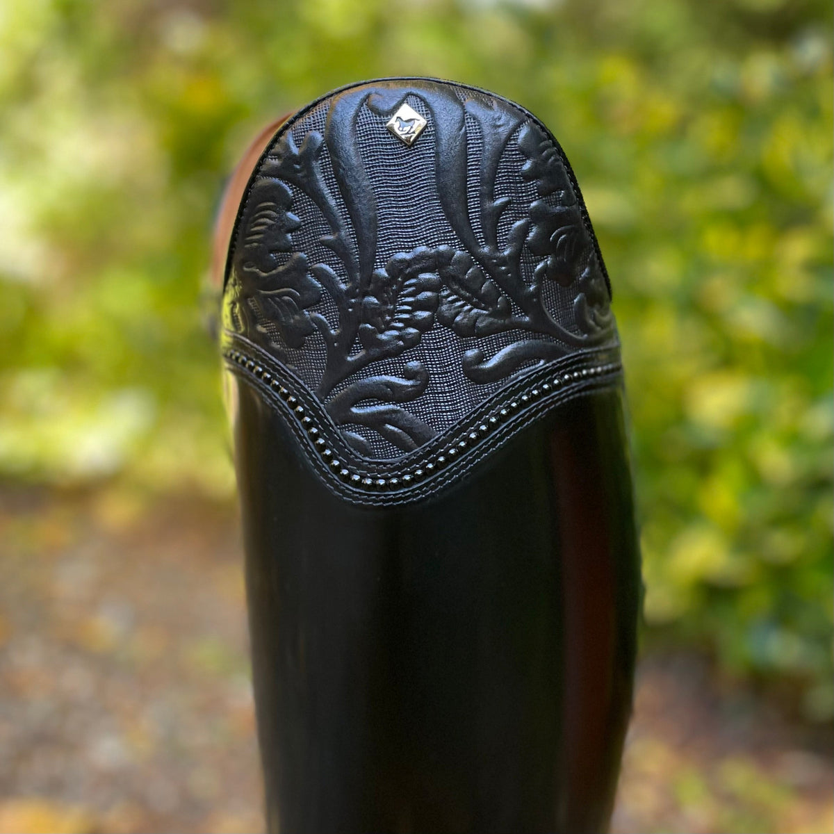DeNiro Raffaello Dressage Boot - Brushed Black with Dolcefiore Nero Erika & GGS79 Pearls - 40 MC/XL