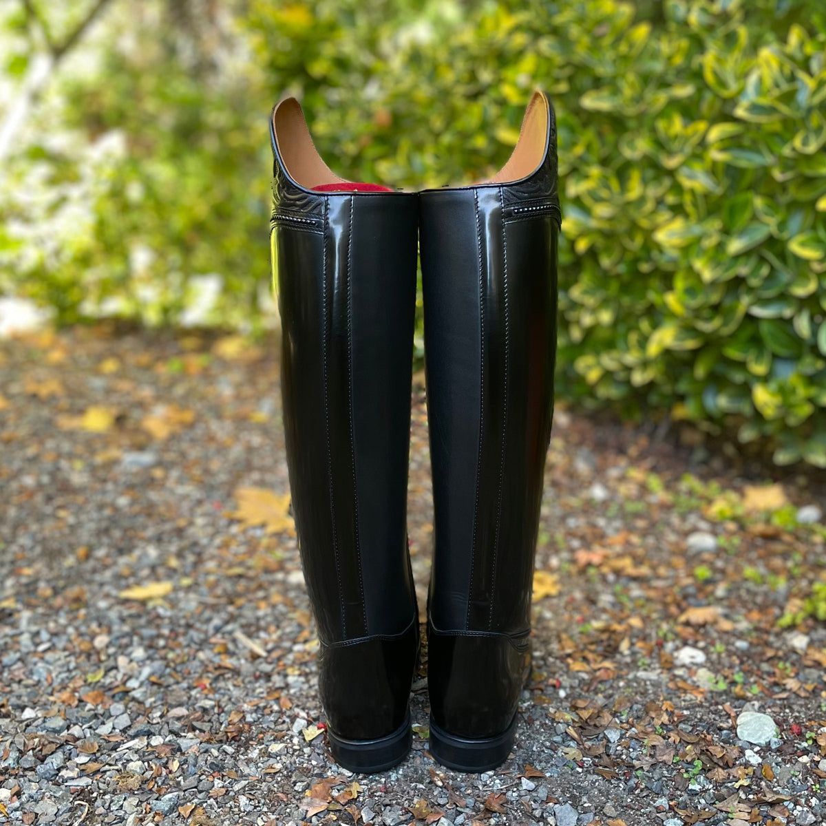 DeNiro Raffaello Dressage Boot - Brushed Black with Dolcefiore Nero Erika & GGS79 Pearls - 40 MC/XL
