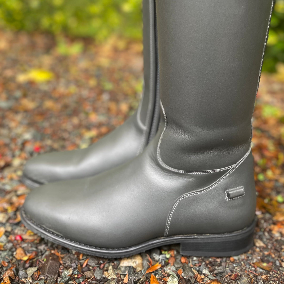 DeNiro Raffaello Dressage Boot - WRAT Anthracite with America Dolcefiore PZO Grigio 38 MA/XS