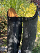 *Custom DeNiro Bellini Dressage Boot - Black Regal Print - 40.5 MC/M