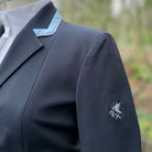Flying Changes Charlotte Show Coat - Navy with Light Blue
