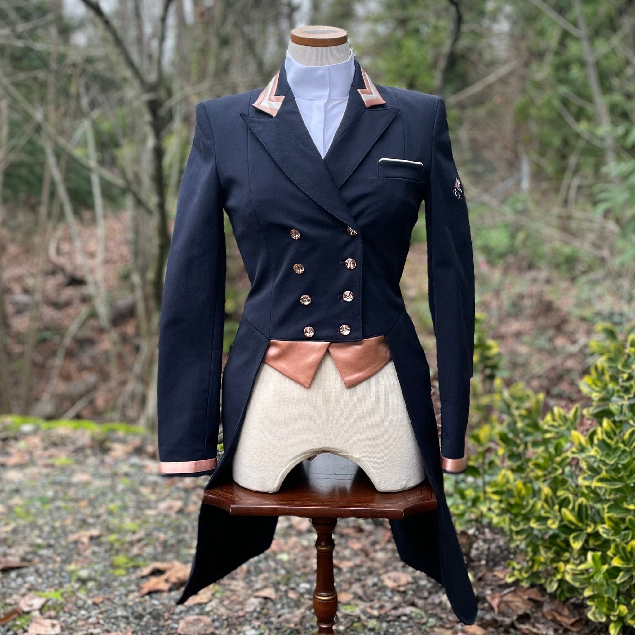 Flying Changes Isabell Shadbelly - Navy & Peach